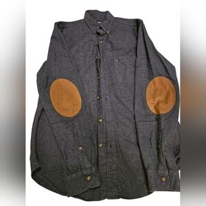 J. Crew Wool Blend Elbow Pad Button Up